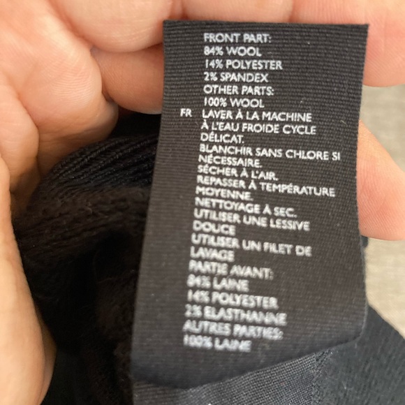 COS Black Frilled Wool Crew Neck Textured Front Sweater XS - Picture 6 of 6